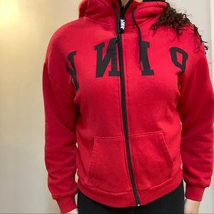 Red PINK hoodie